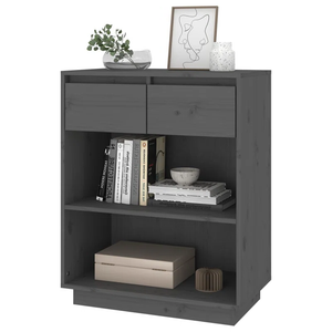 Solid Pine Wood Console Cabinet with Drawers
