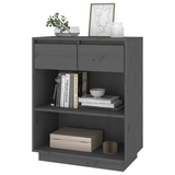 Solid Pine Wood Console Cabinet with Drawers